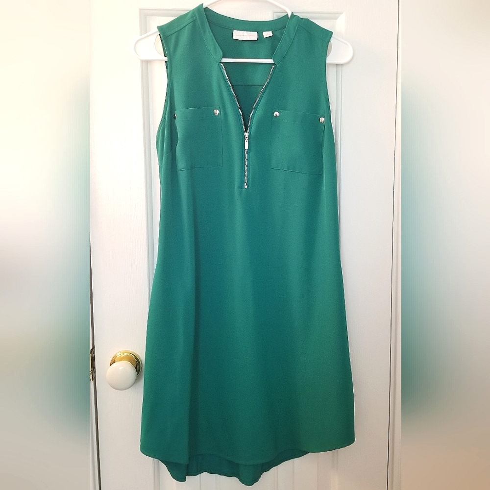 Simple New York and Company Green Dress